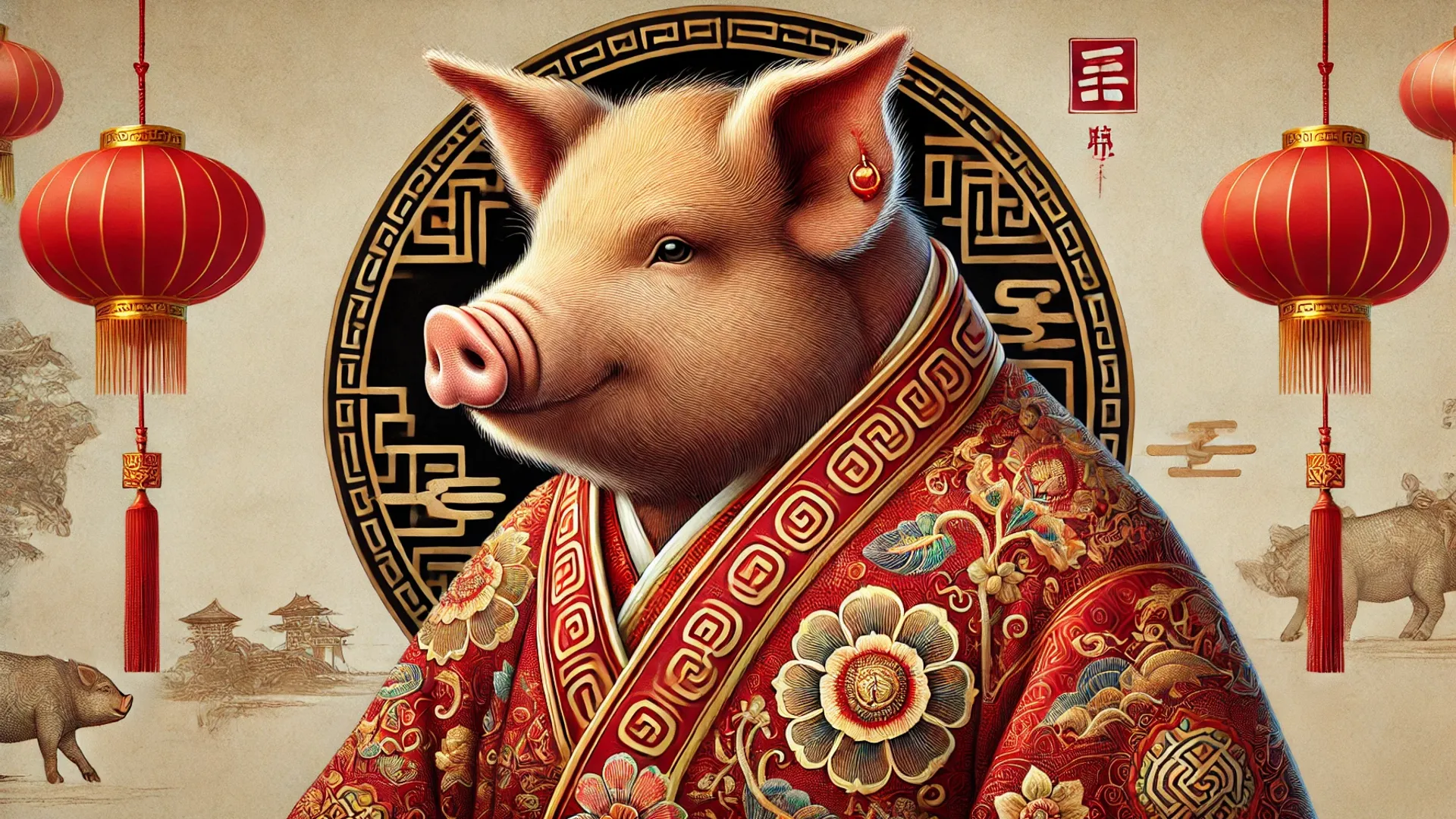 Maiale – l'ultimo, dodicesimo segno dell'oroscopo orientale