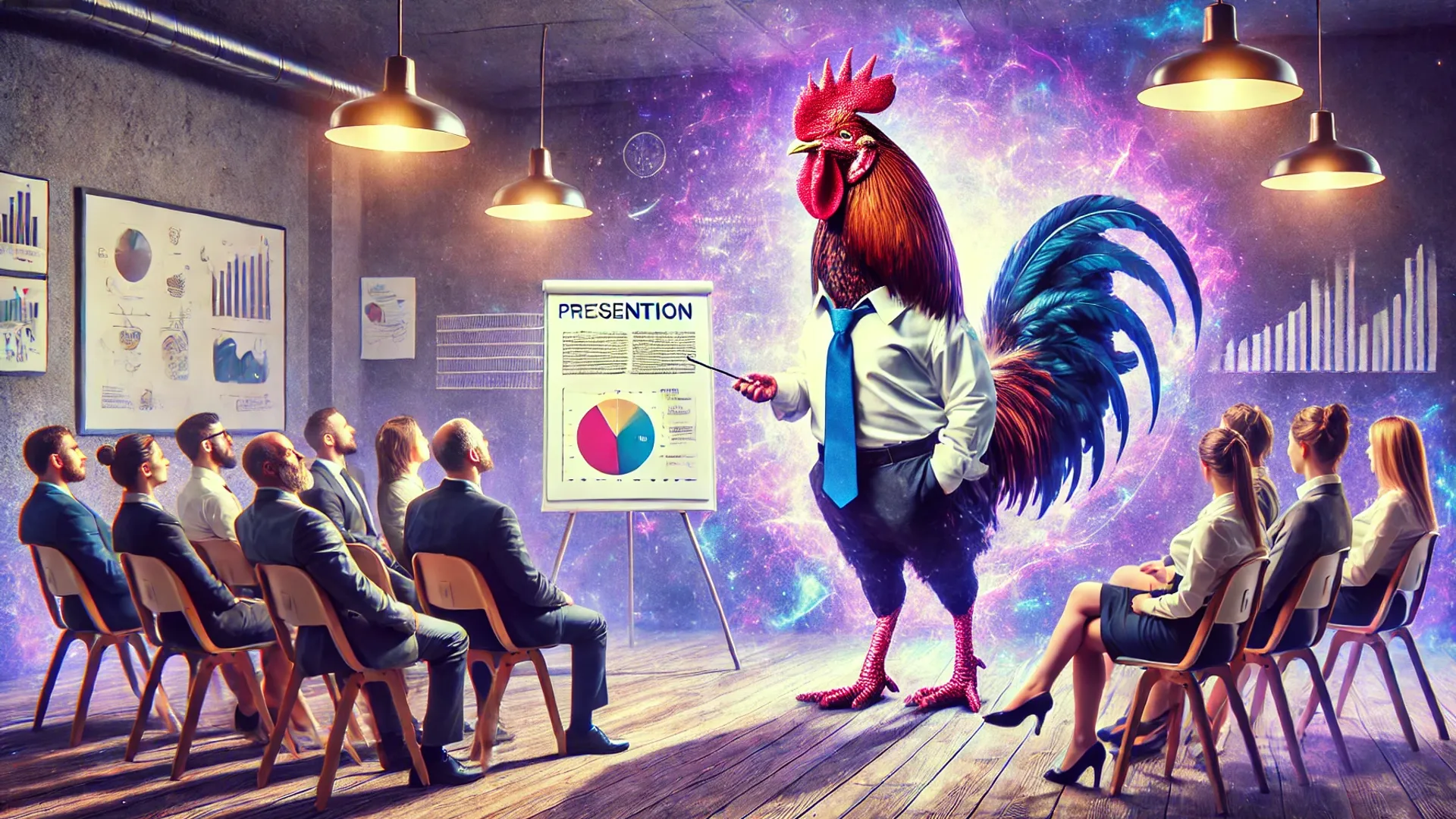 Il Gallo Sa Come Difendere la Sua Idea