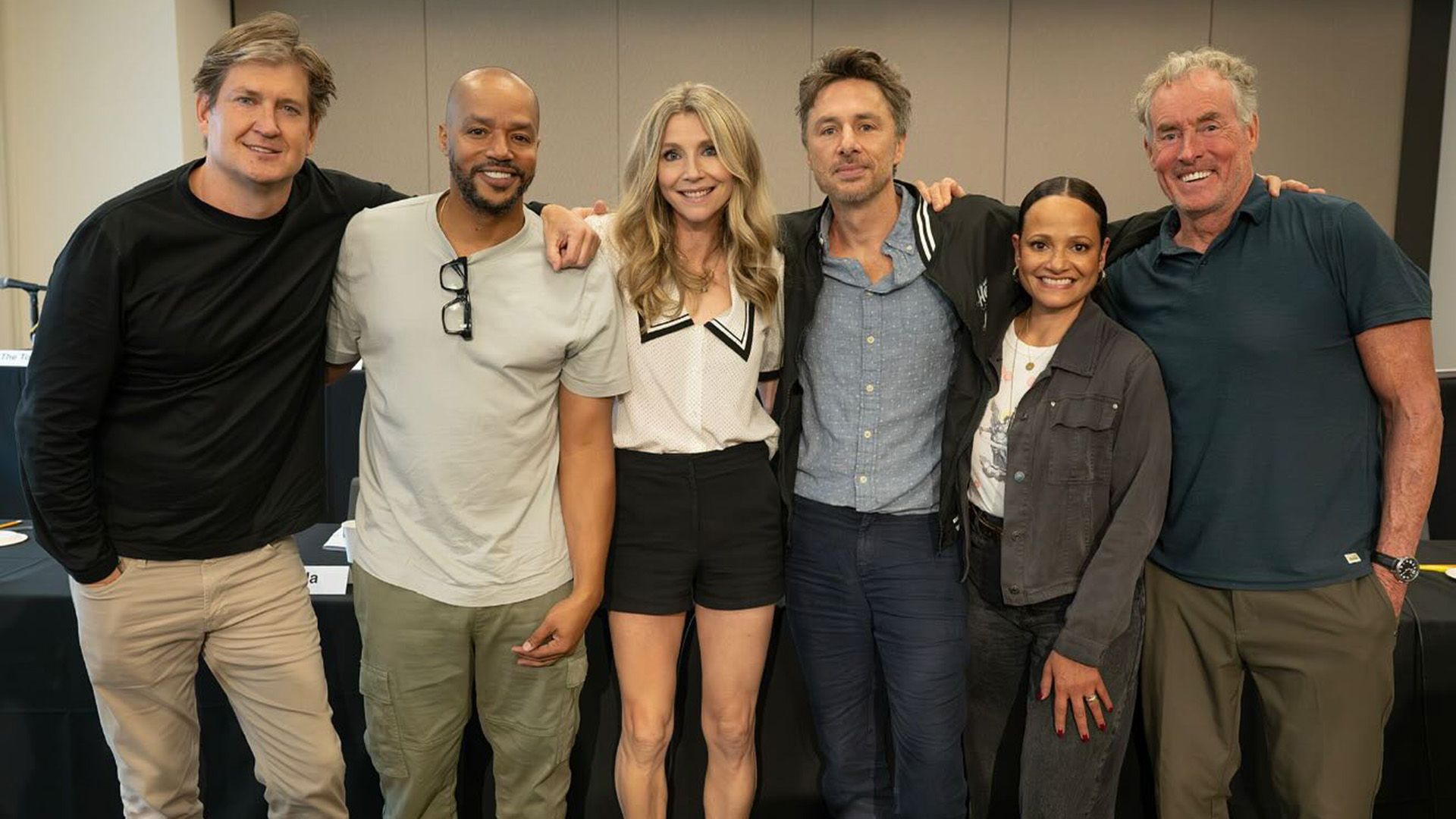 Donald Faison, Zach Braff, Sarah Chalke, Judy Reyes, John C. McGinley