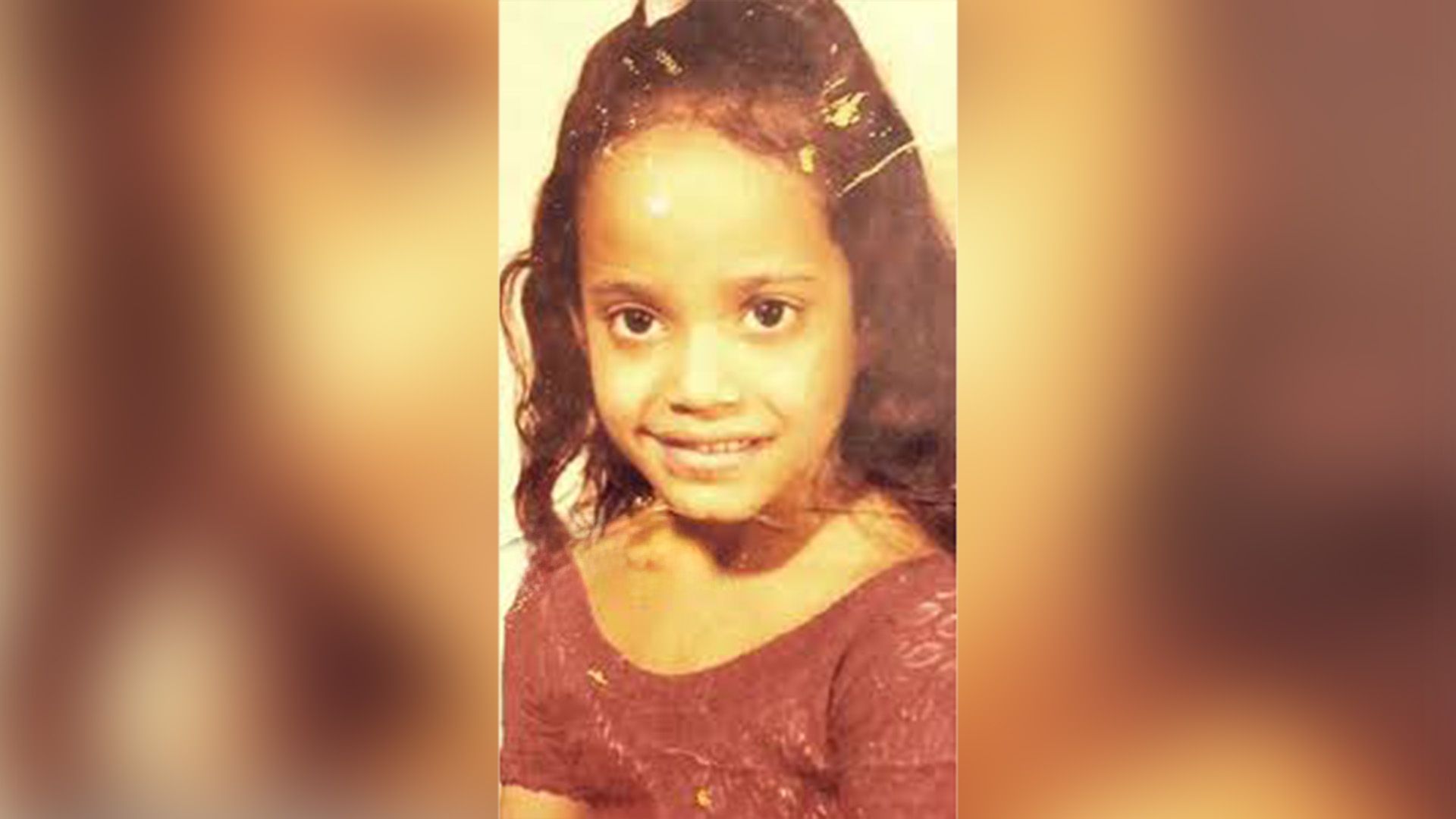 Foto d'infanzia dell'attrice Judy Reyes