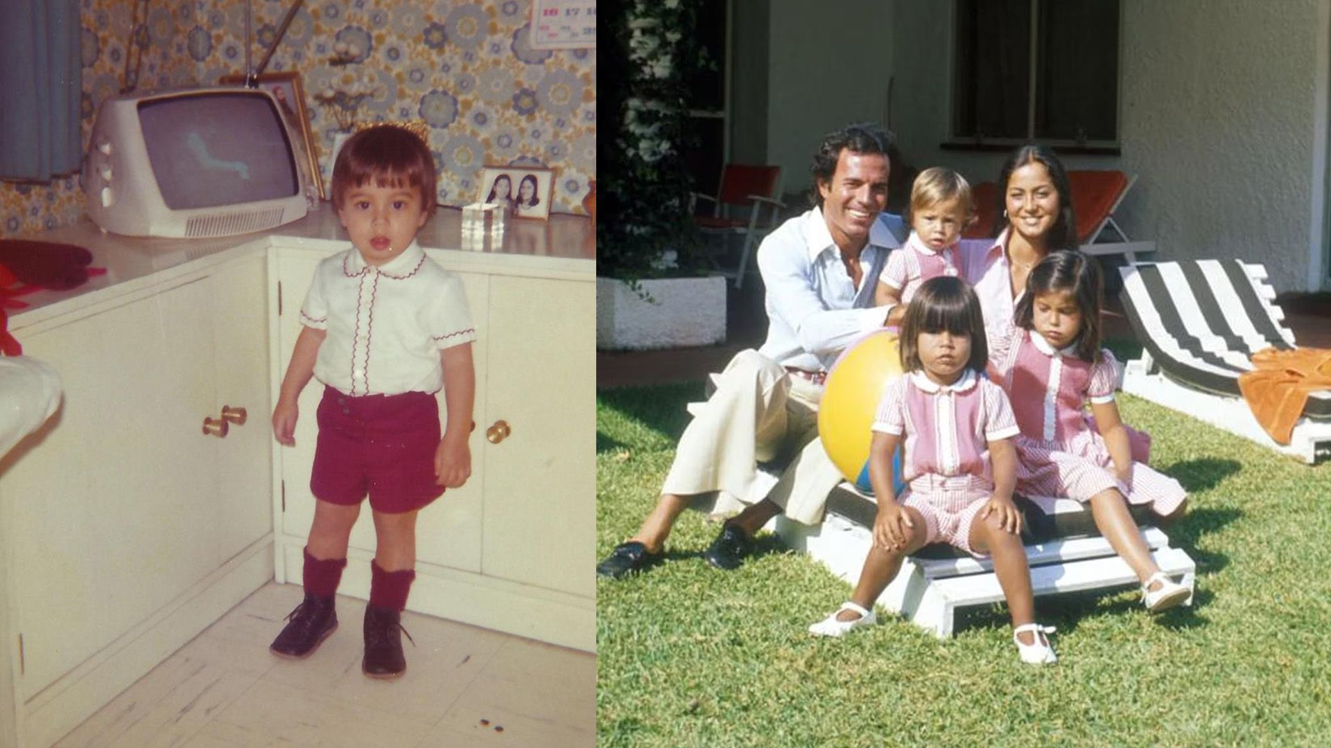 Julio Iglesias, Isabel Preysler e i loro figli: Enrique, Julio Jr. e Chabeli
