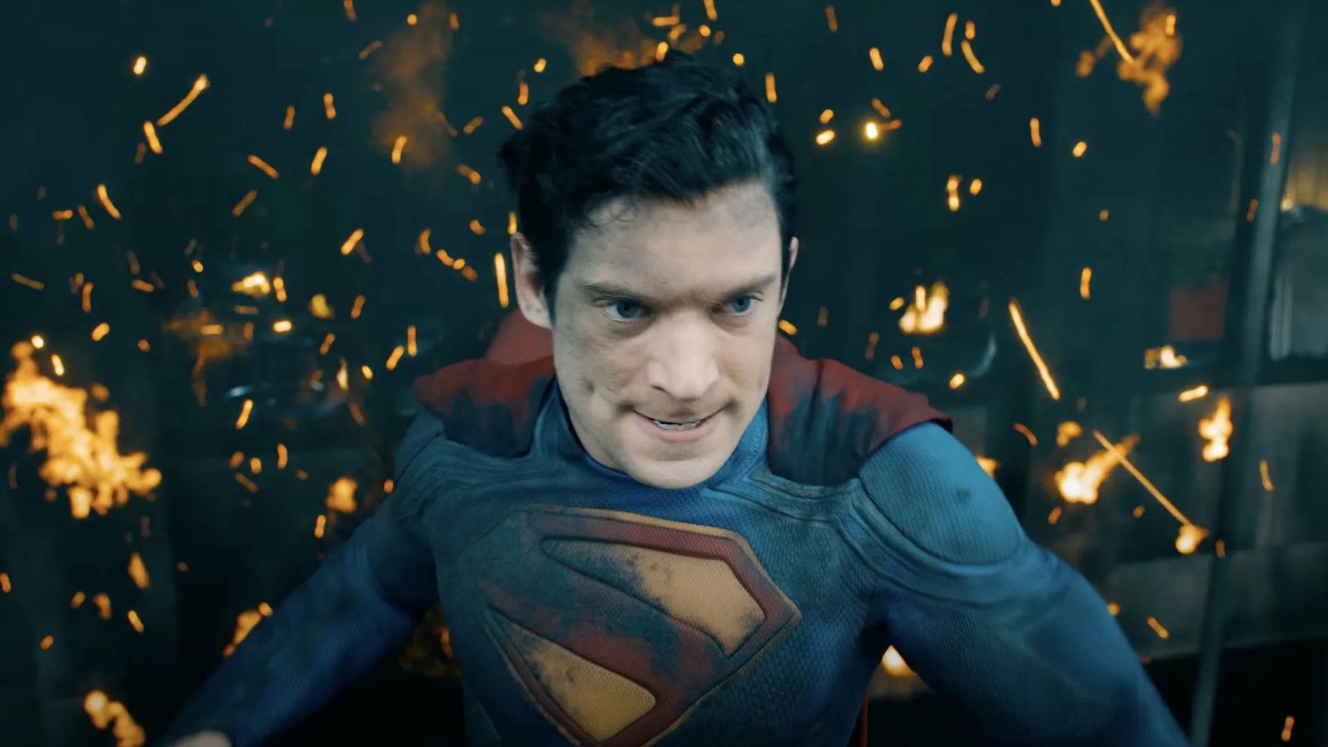 David Corenswet nei panni di Superman
