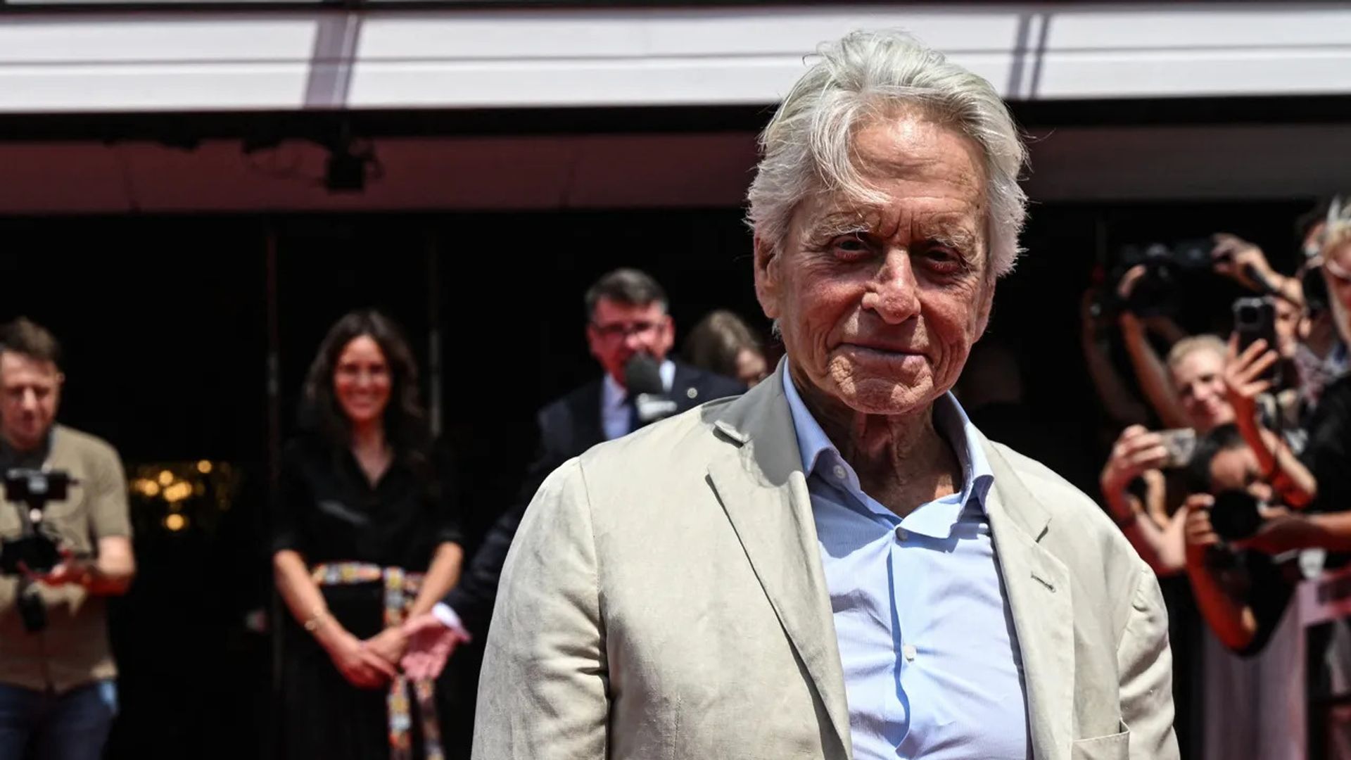 L'attore Michael Douglas