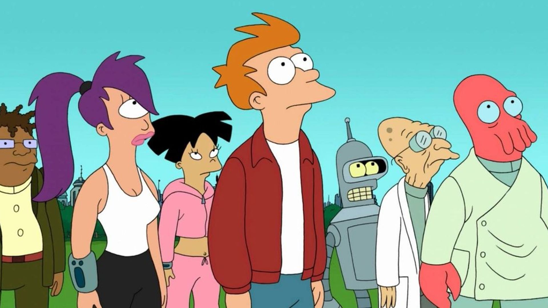 Scena dalla serie animata "Futurama"